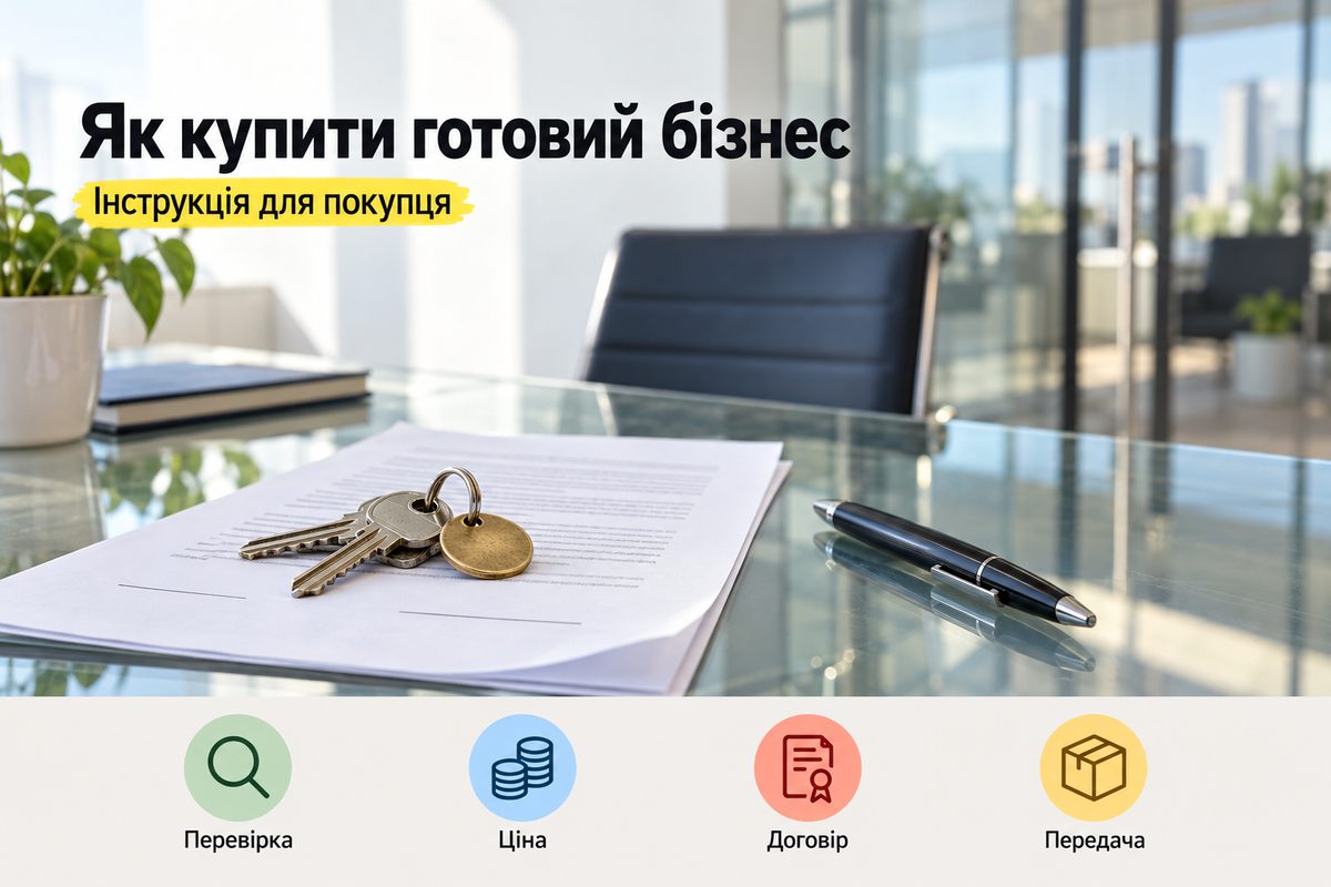 Як купити готовий бізнес