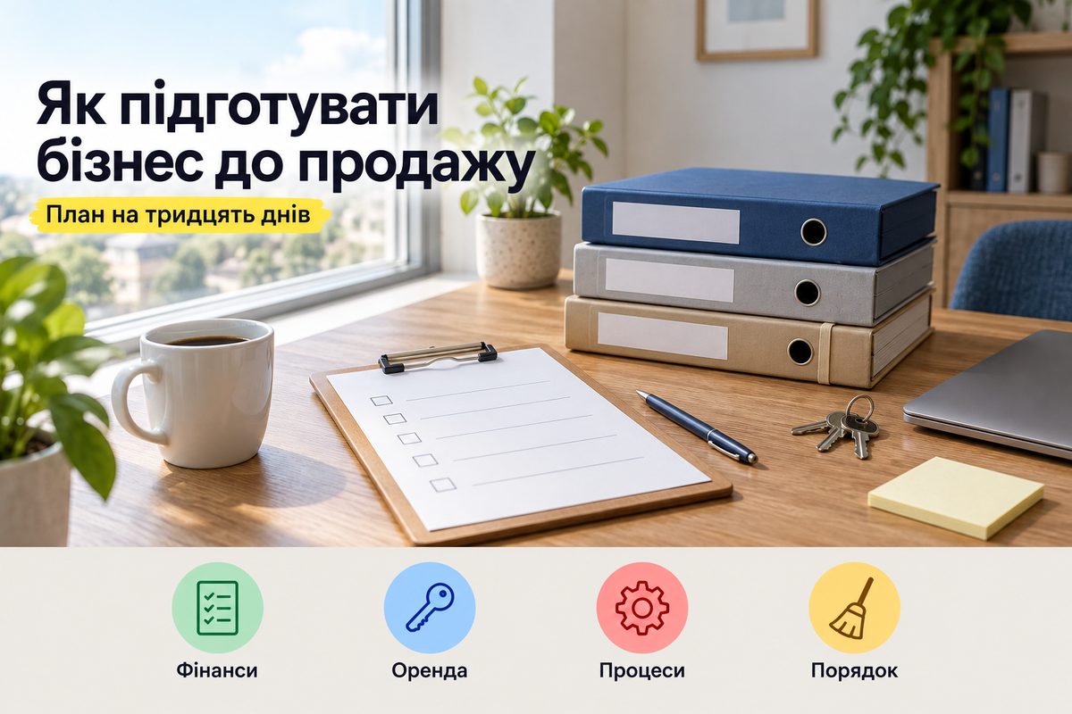 Як підготувати бізнес до продажу